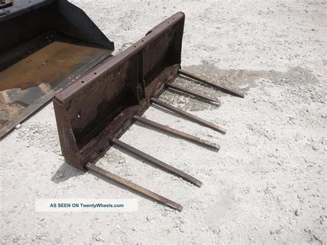 john deere 90 skid steer manure fork|manure fork skid steer.